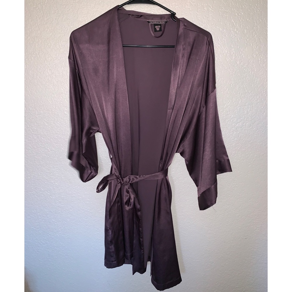 Victoria secret satin lavender kimono